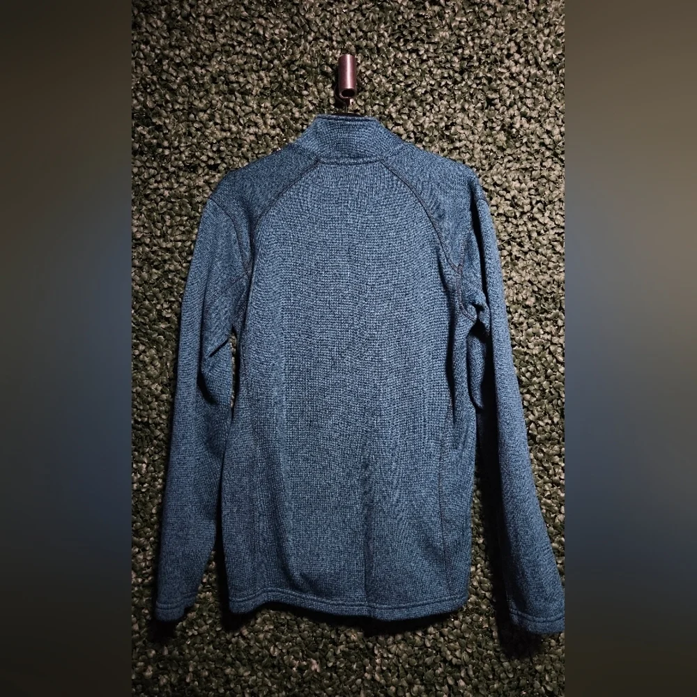 Eddie Bauer Teal Full-Zip Sweater